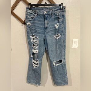 American eagle 90s boyfriend jeans size 14